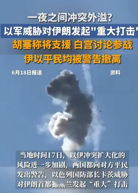 局势正在变味，本来是伊朗跟以色列两家的死磕，这几天硬是往区域全面升级的方向狂奔，