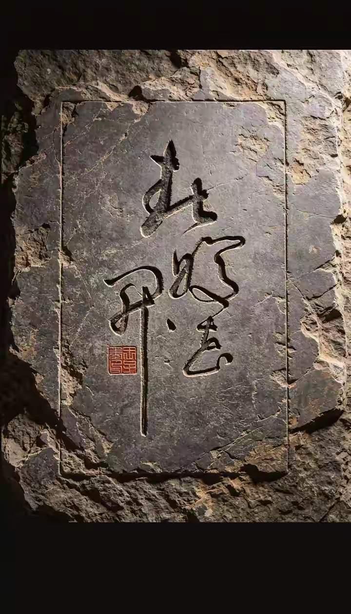 这石刻上的字的确写得有水平，草书范十足，只是不好认，我硬没认出来一个字。有认出来