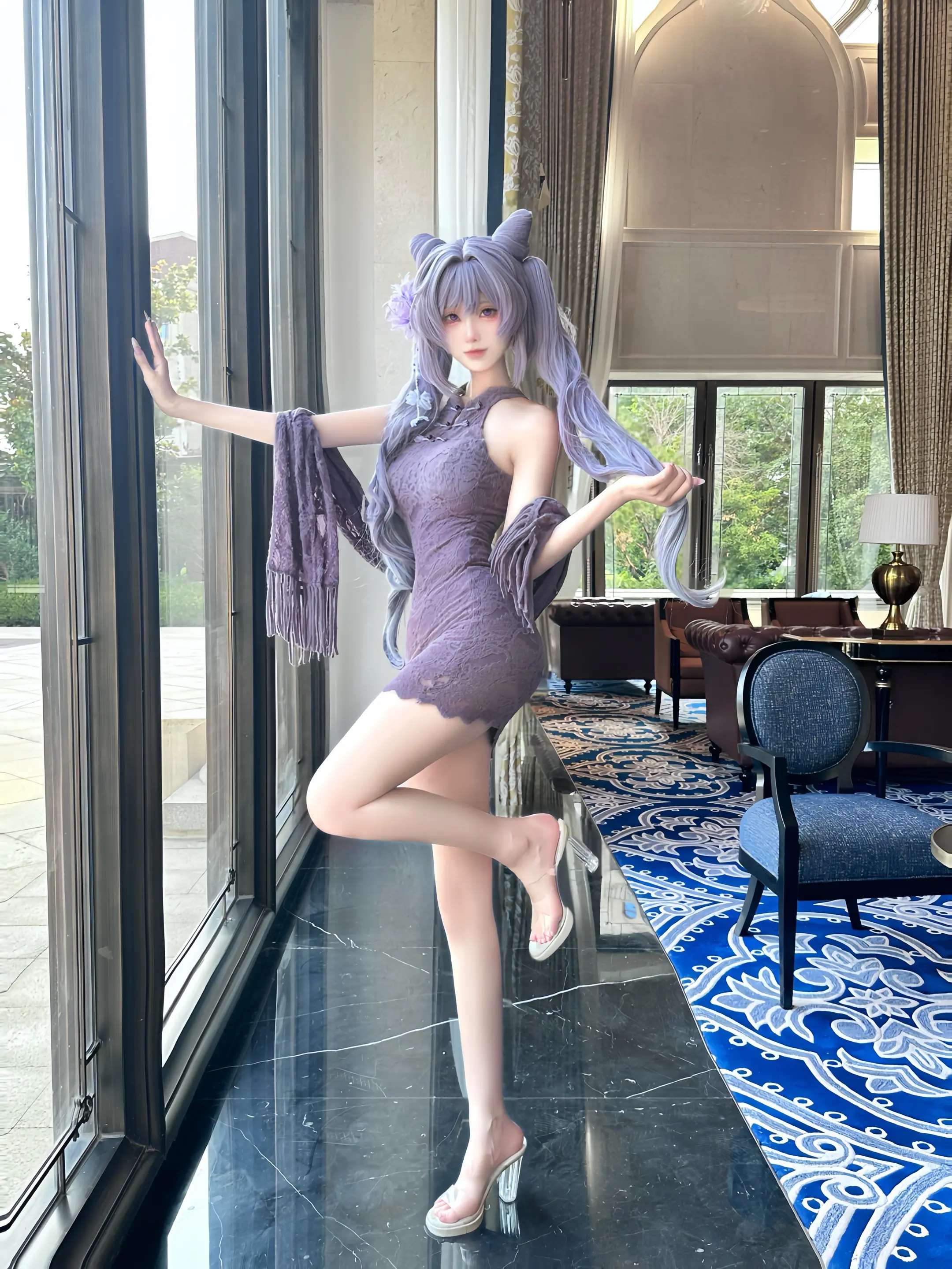 刻晴 cos 刻晴旗袍 原神