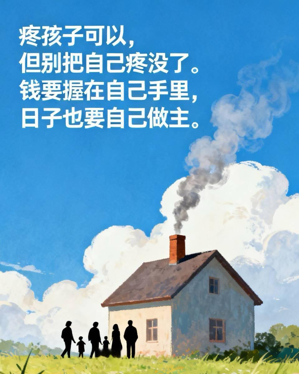 疼孩子可以，但别把自己疼没了。钱要握在自己手里，日子也要自己做主。

我姨妈和姨