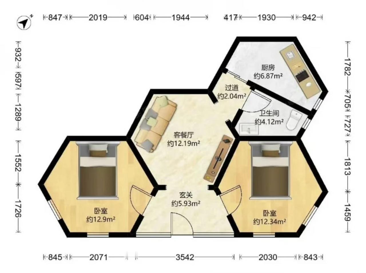 真“六边形”房屋👍🏻