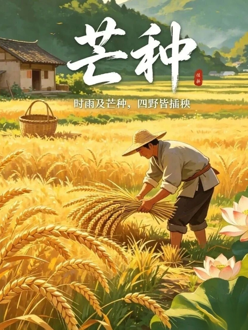 、芒种已至，仲夏伊始“芒”有所获，“种”有所得   收获美好，播种快乐——今日芒