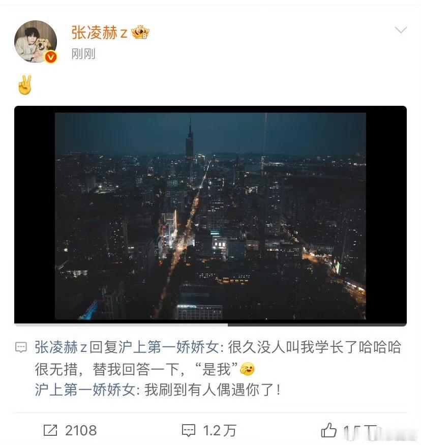 张凌赫替我回答一下张凌赫校园本递上来吧张凌赫替我回答一下，是我！！好羡慕偶遇的网