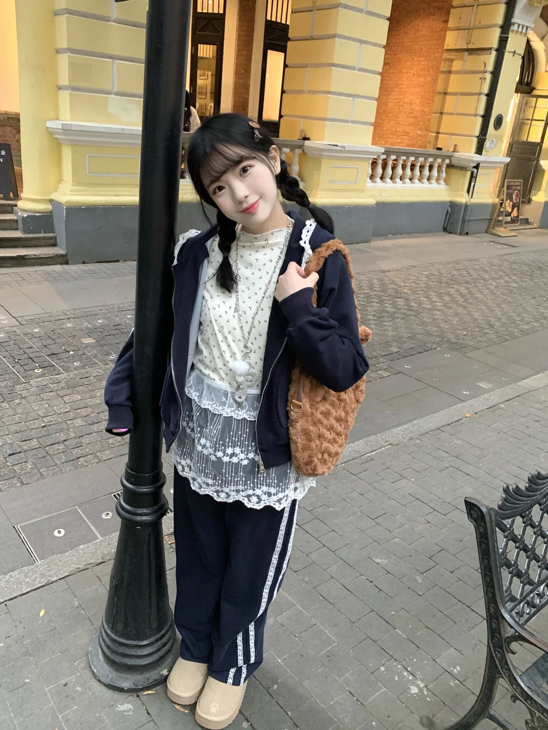 🇰🇷留学生🐻假期日常📷 citywalk穿搭🍪