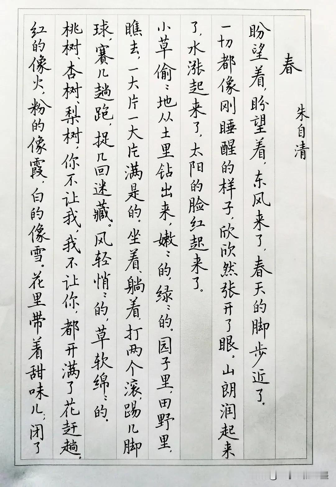 硬笔楷书欣赏楷书 楷书抄写练字 练字楷书 楷书打卡 楷书毛笔字 楷书摘抄