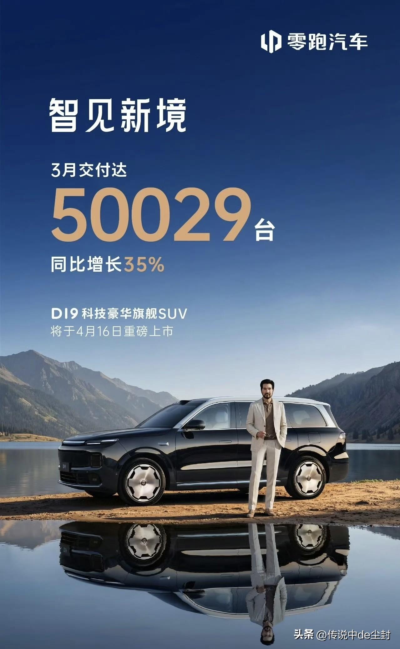 零跑这么猛的。
3月交付量达到了50029台。
回升这么快的……
这就突破了5万