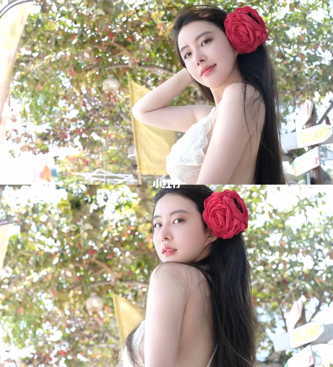 白裙红花📷富士跟海岛也很搭