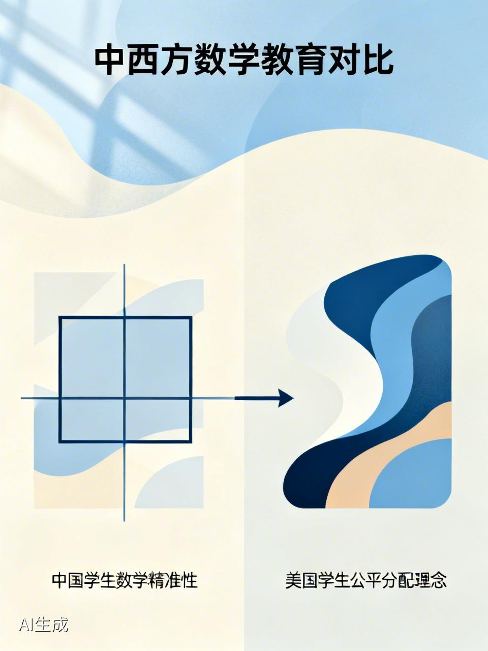 中国学生数学好，今早刷到一个移民学生家长说的体会。
他的孩子上小学，他说比如分蛋