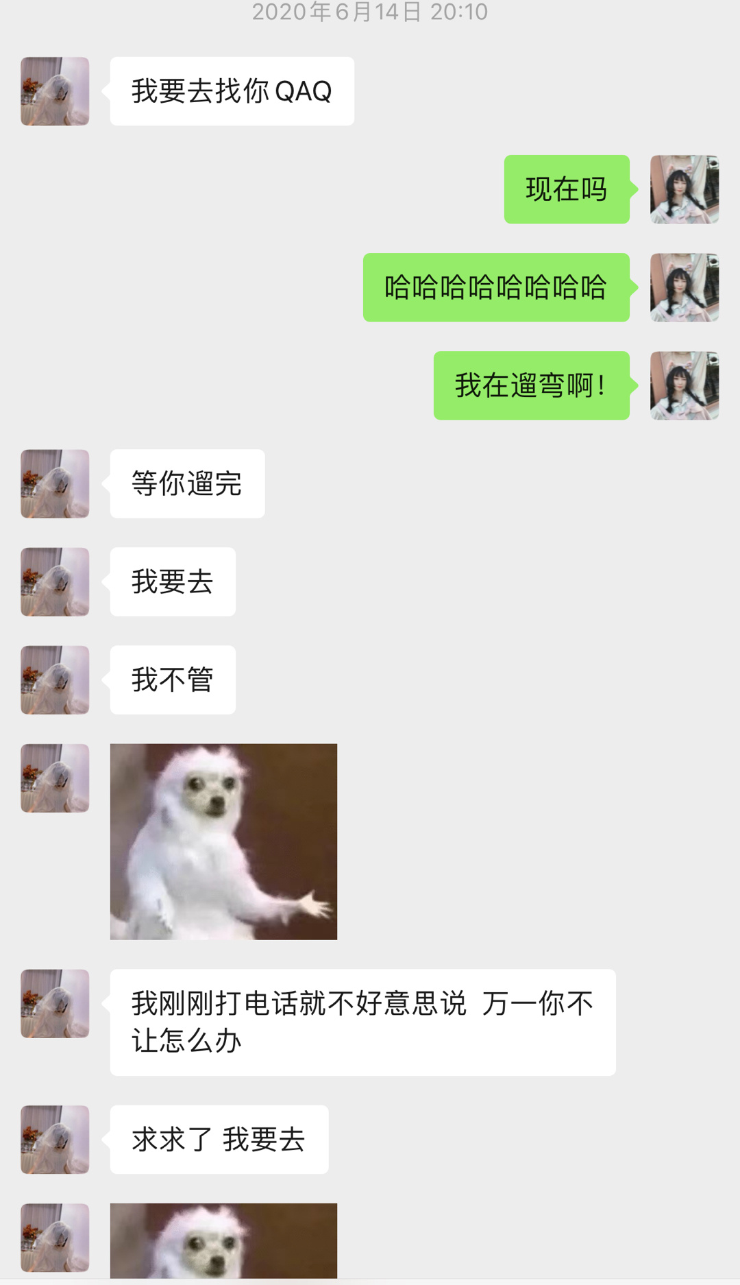 翻了一下我和太后暧昧时期的聊天记录、、sorry我真的没办法完整的看完（恶心的鸡