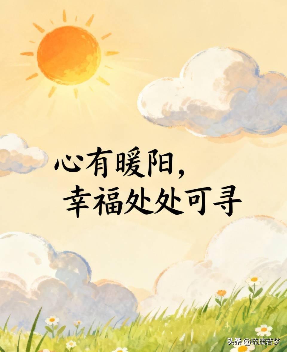 幸福和什么最有关系？心有暖阳，幸福处处可寻。

你发现没有，那些整天追着幸福跑的