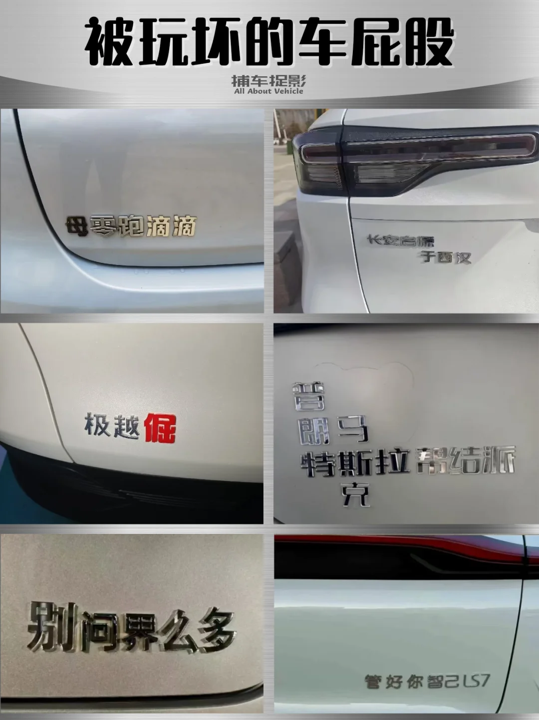 被玩坏的车屁股