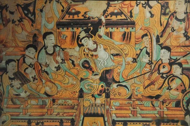 敦煌壁画反弹琵琶仙女想换个姿势谁能想到，火遍全网的敦煌反弹琵琶，也会有想换姿势的