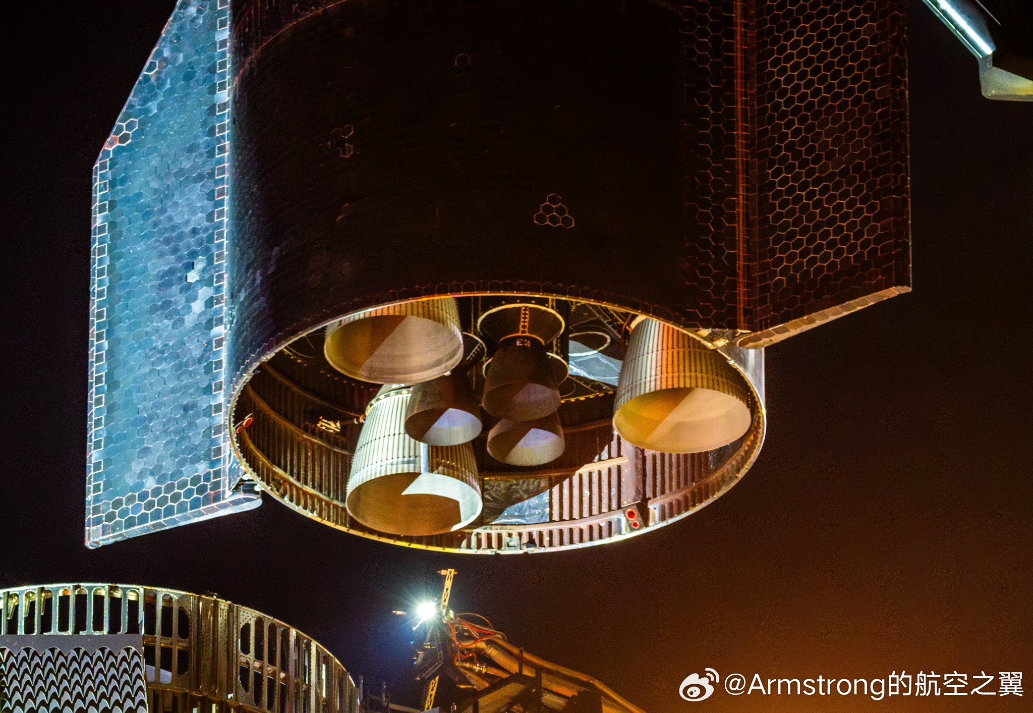 星舰35与推进器14合体 ​​​