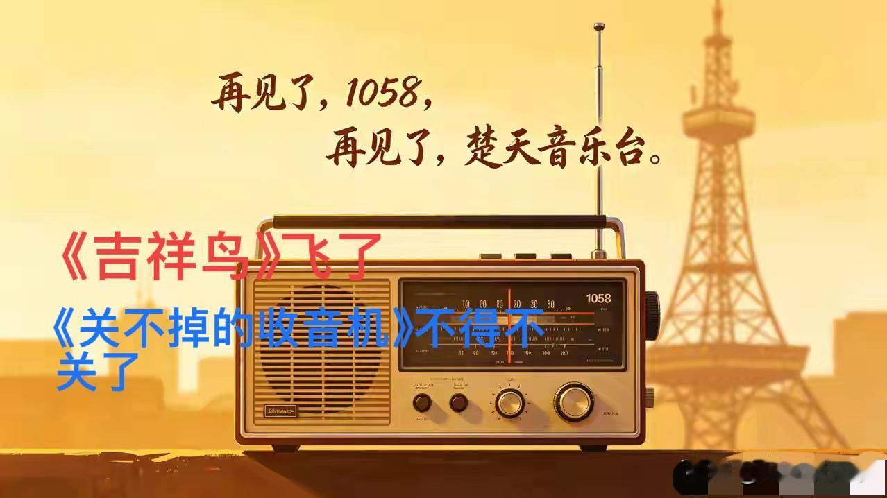 没想到，楚天音乐台要停播了。

伤感之中，仿佛又听到《吉祥鸟》那句温柔的开场白：