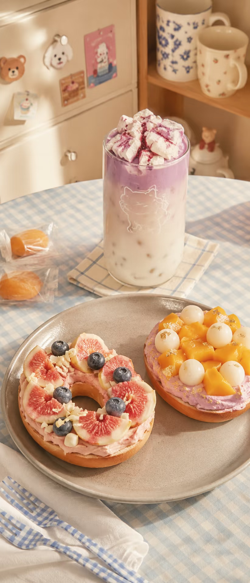 𝐒𝐡𝐚𝐫𝐞 壁纸｜奶油感甜系日常壁纸｜高清全屏无水印｜甜品饮品与温柔花