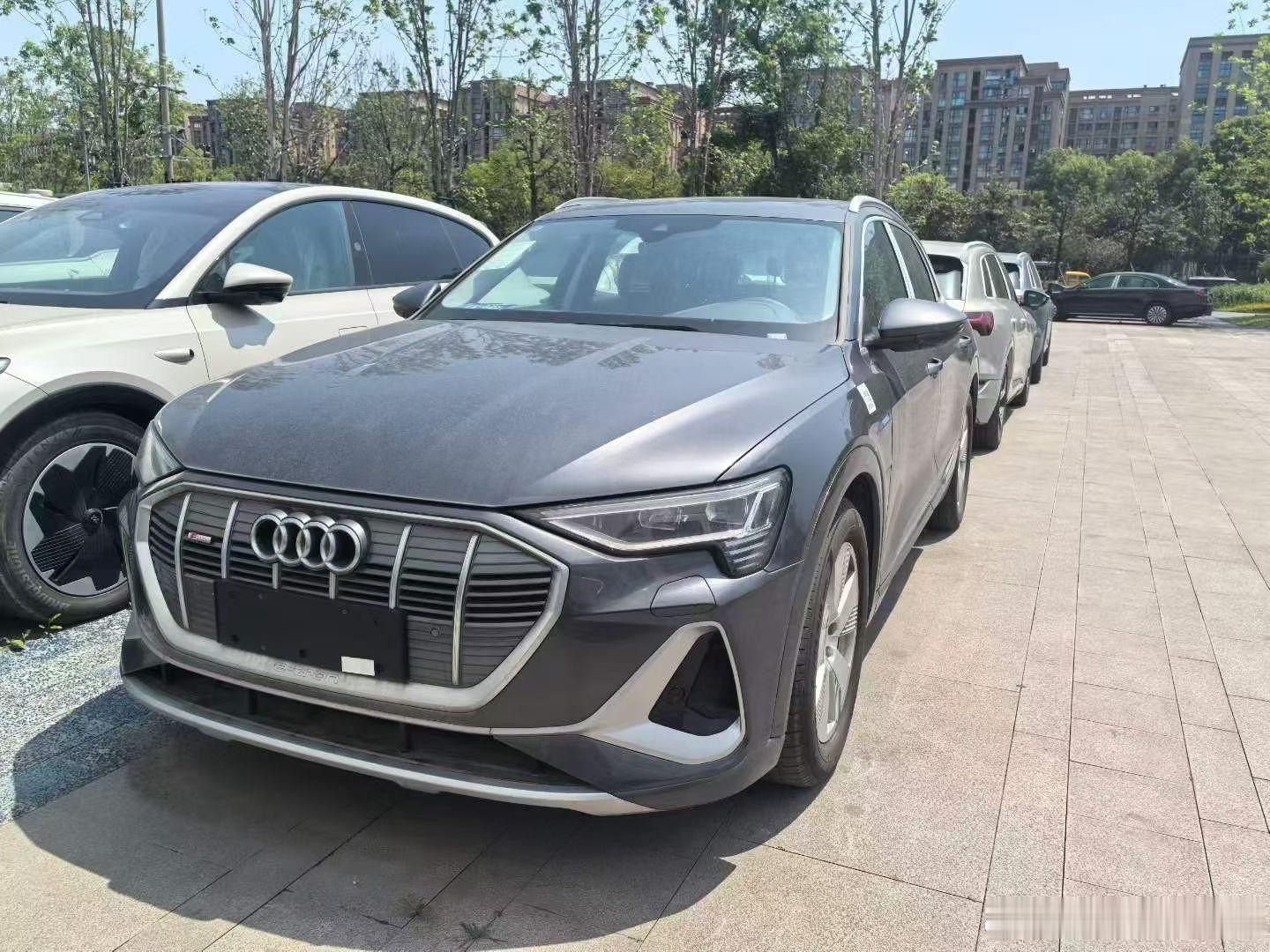 奥迪 e-tron全新商品车 2021款 585800  金灰白黑蓝  成交价2