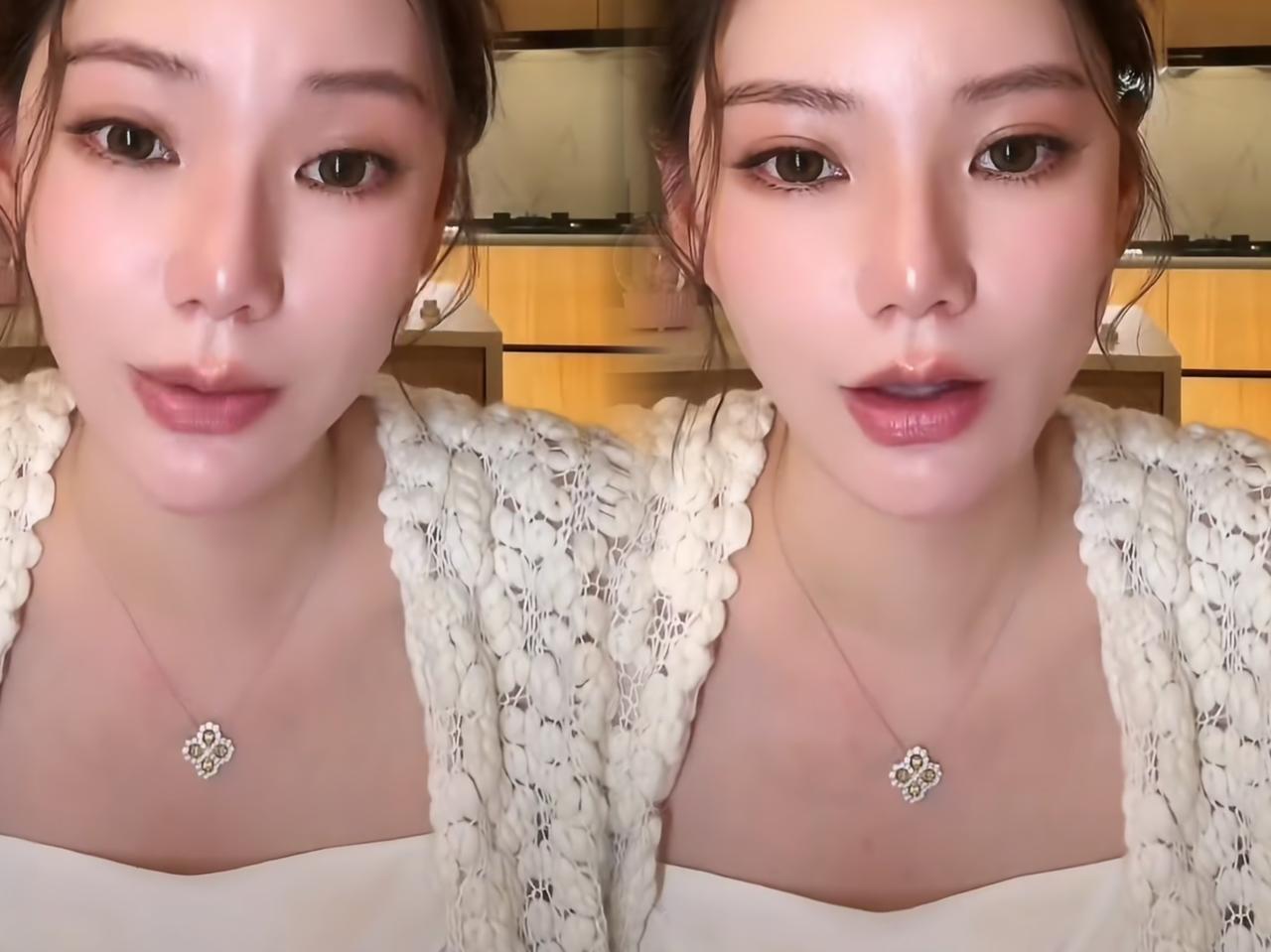 马筱梅昨晚直播正分享育儿经呢，
12岁继女玥儿突然冲进来哭着问会不会被抛弃。孩子