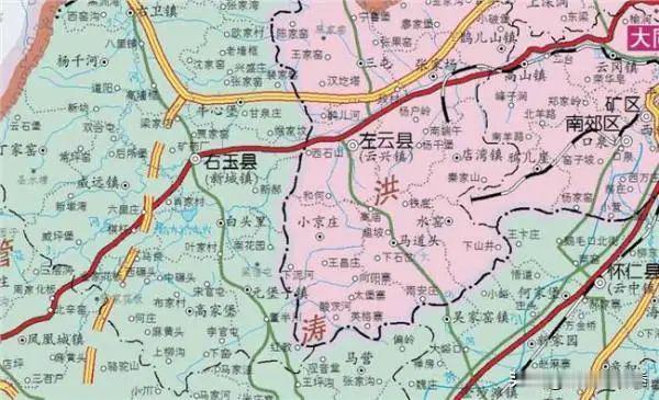 看到地图上这两个名字，我以为我是在梦游！
左云右玉，好好听的地名！可是我百思不得