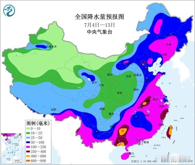 午间最新重要天气预报：双台风登陆北上，山东将迎两轮大范围强降雨，全省旱情有望解除