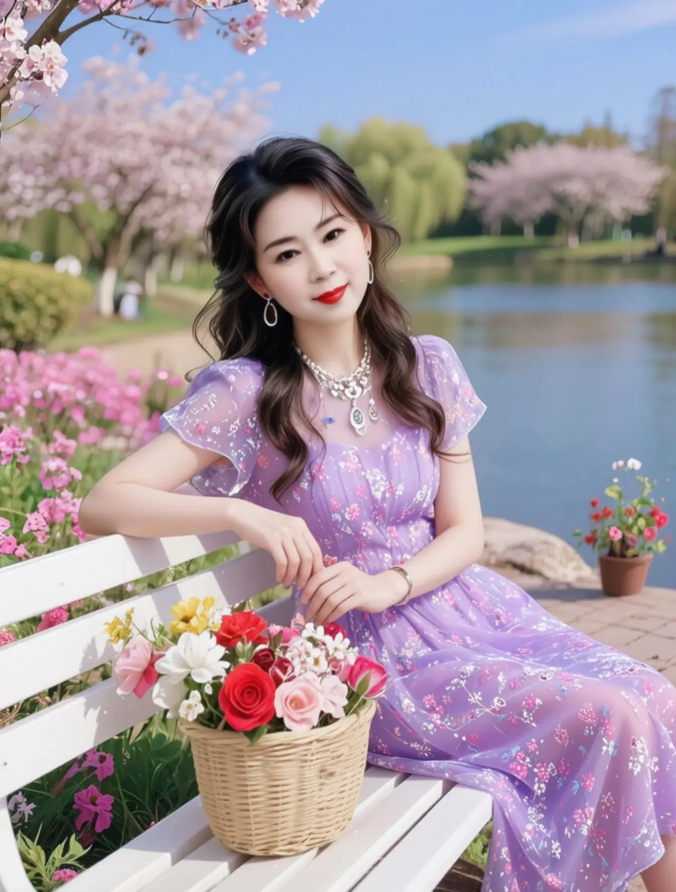 AI春日人像写真 随变ai随便玩