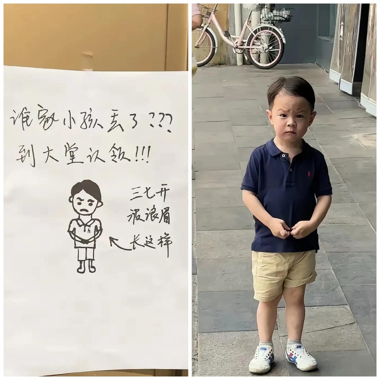 笑死了，初看这画画的不咋的，但看到孩子本人，只能说一句，牛逼！！
这画虽然简单，