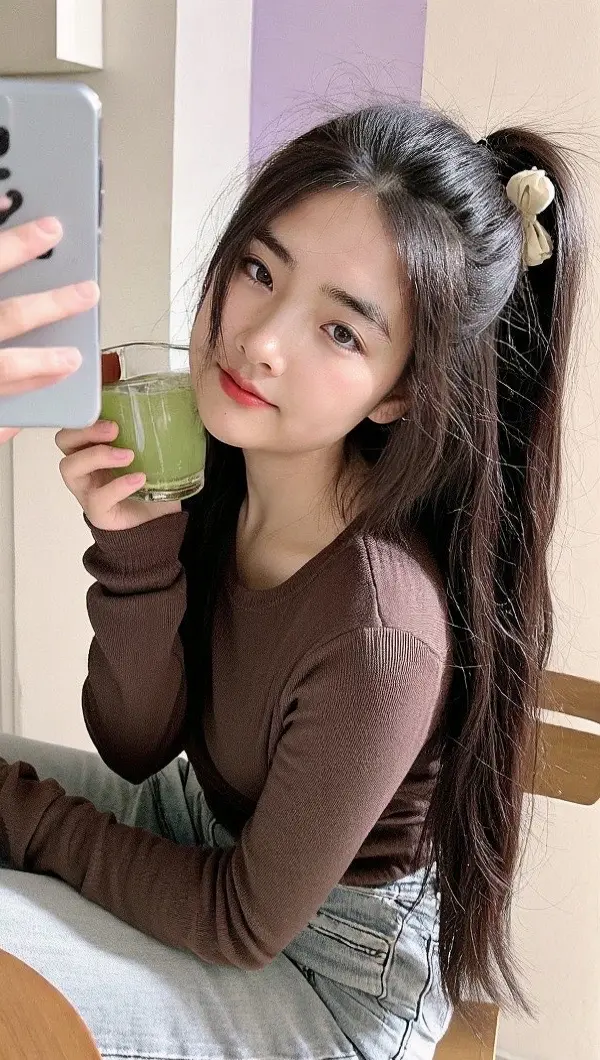 马尾生活照通透，不是没有杂念，而是明白舍取 。时间不是解药，而是奔跑的...