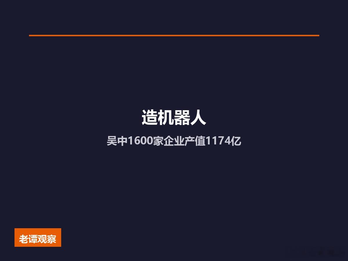 新华日报昨天头版大篇幅报道吴中，数据看得我直拍大腿。吴中全区机器人+AI企业超1