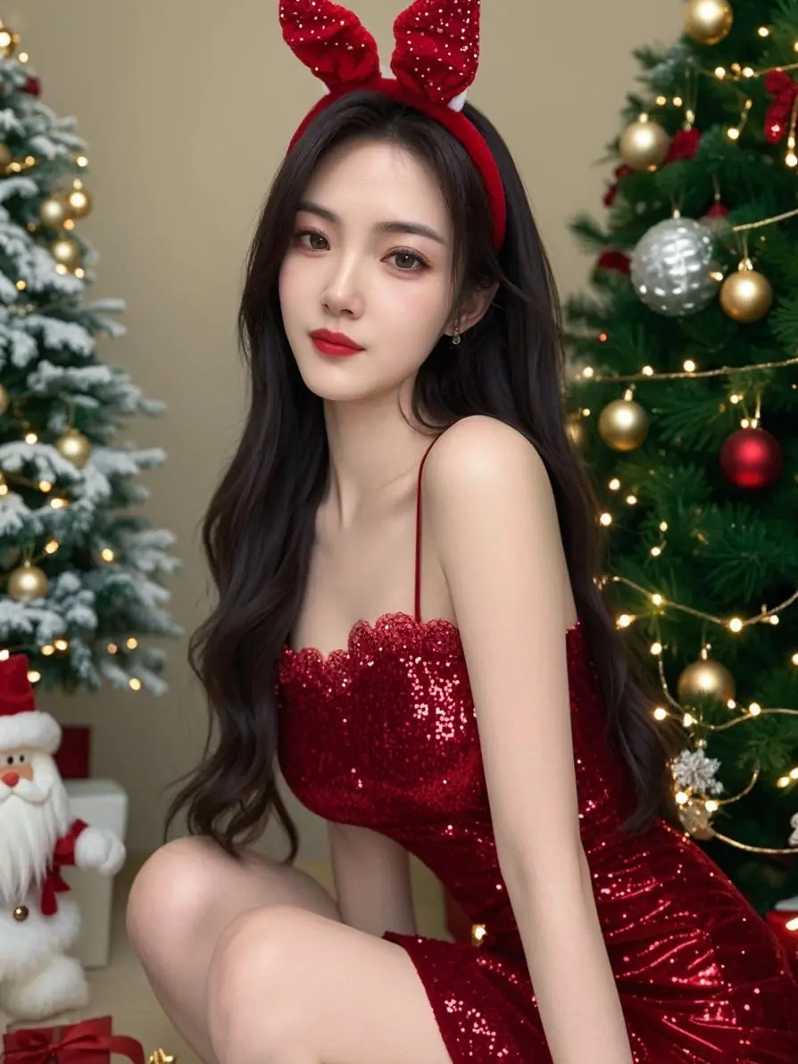 红裙圣诞