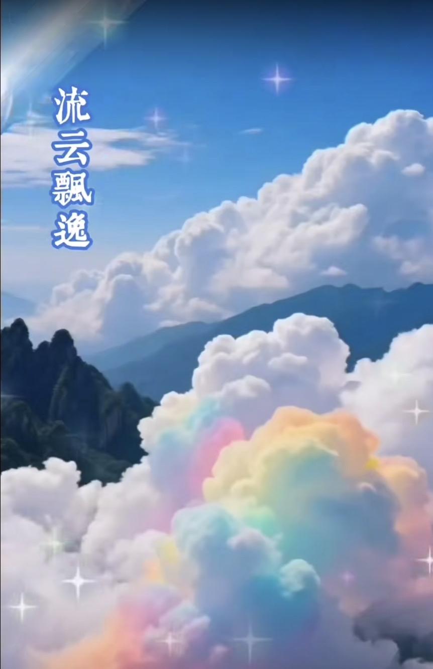 上联：云卷云舒随天意
下联：泉涌泉歇自石根