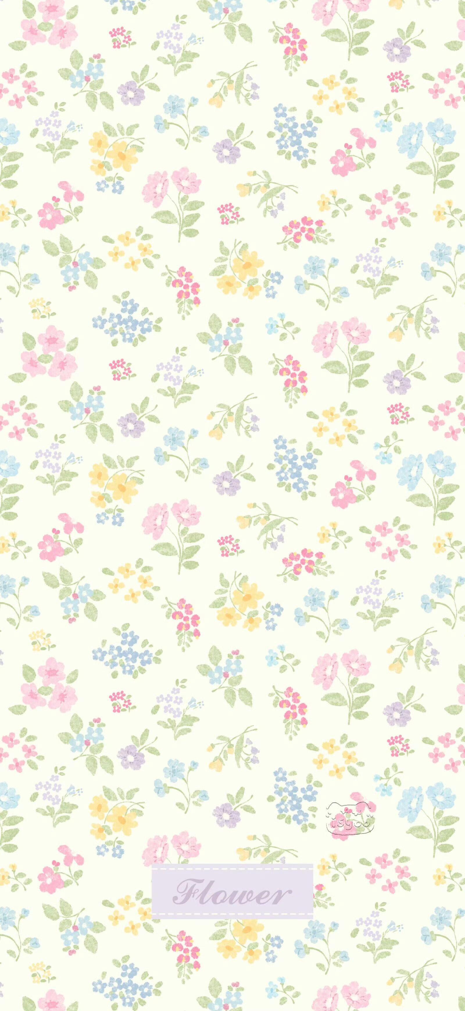 碎花壁纸分享WeChat 背景图｜拼贴素材｜ins风 