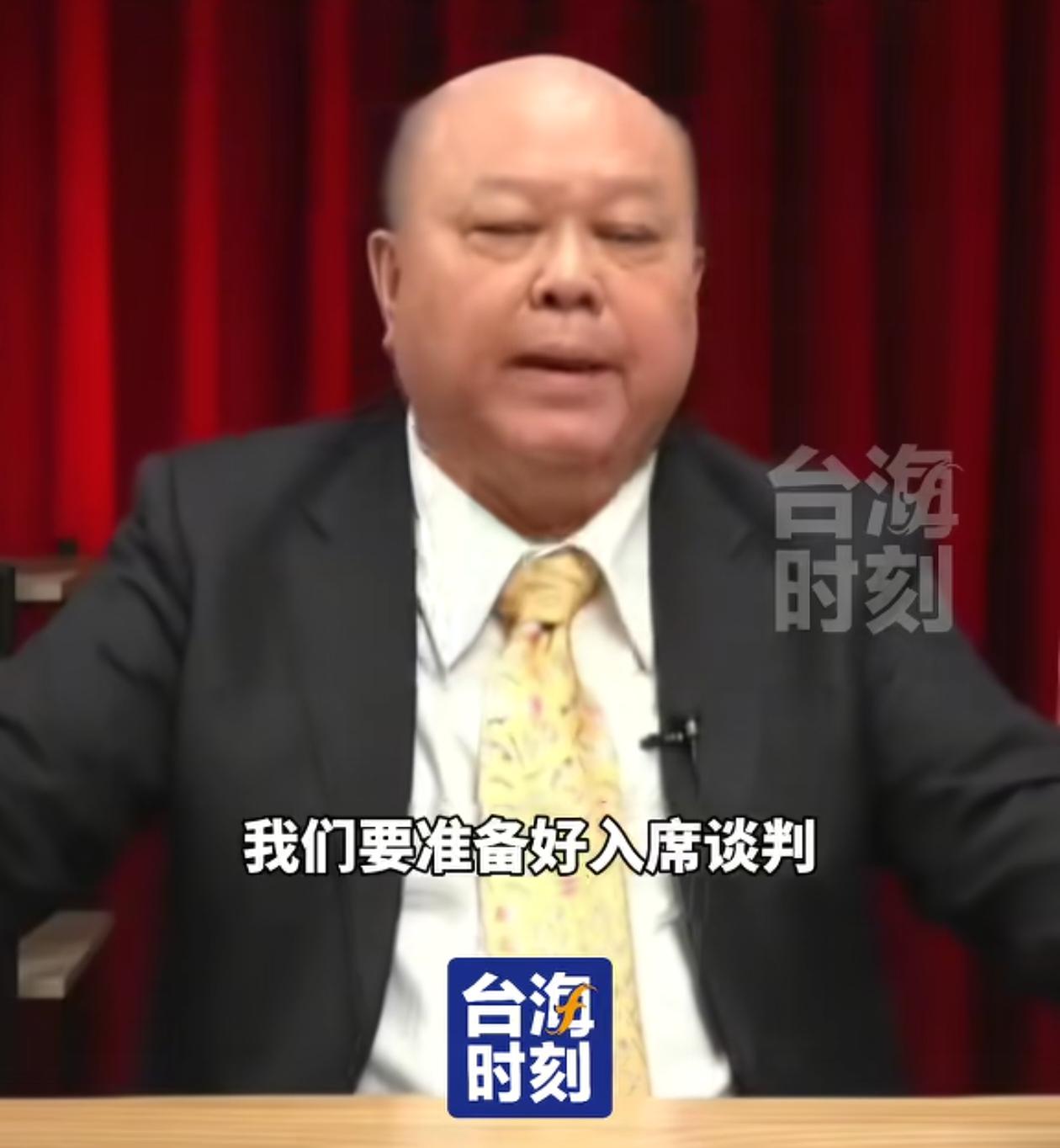 台湾新党副主席李胜峰称，台湾要做好入席谈判，台湾不入席，就会变成菜被人家吃，如果