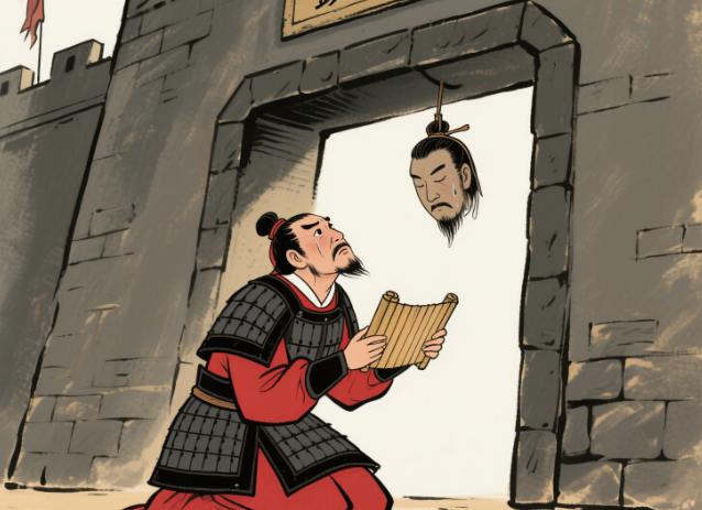 公元前196年，彭越被杀后，头颅被悬挂在洛阳街头示众，好友栾布冒死祭奠。刘邦大怒