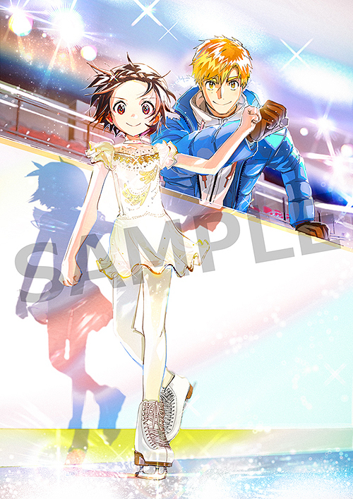 舞冰的祈愿 小祈与阿司鹤舞加太老师为动画BD1卷绘制的特典插图 