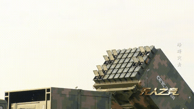 中国无人机蜂群突击铺天盖地官方公布最新的国产无人机蜂群作战系统，一辆发射车就可以