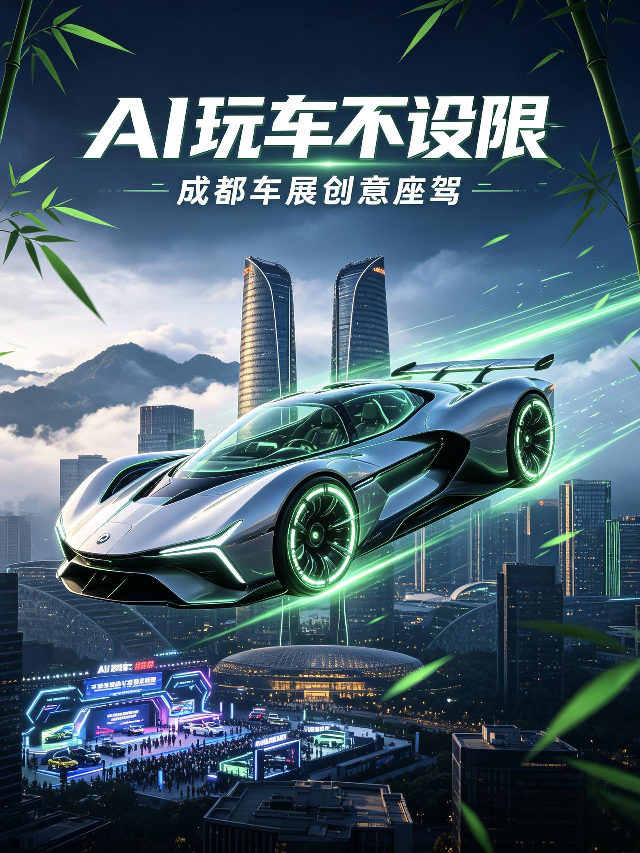 下个月成都车展要杀疯！AI脑洞车比实车还炸裂
距离8月21日成都车展只剩不到十天