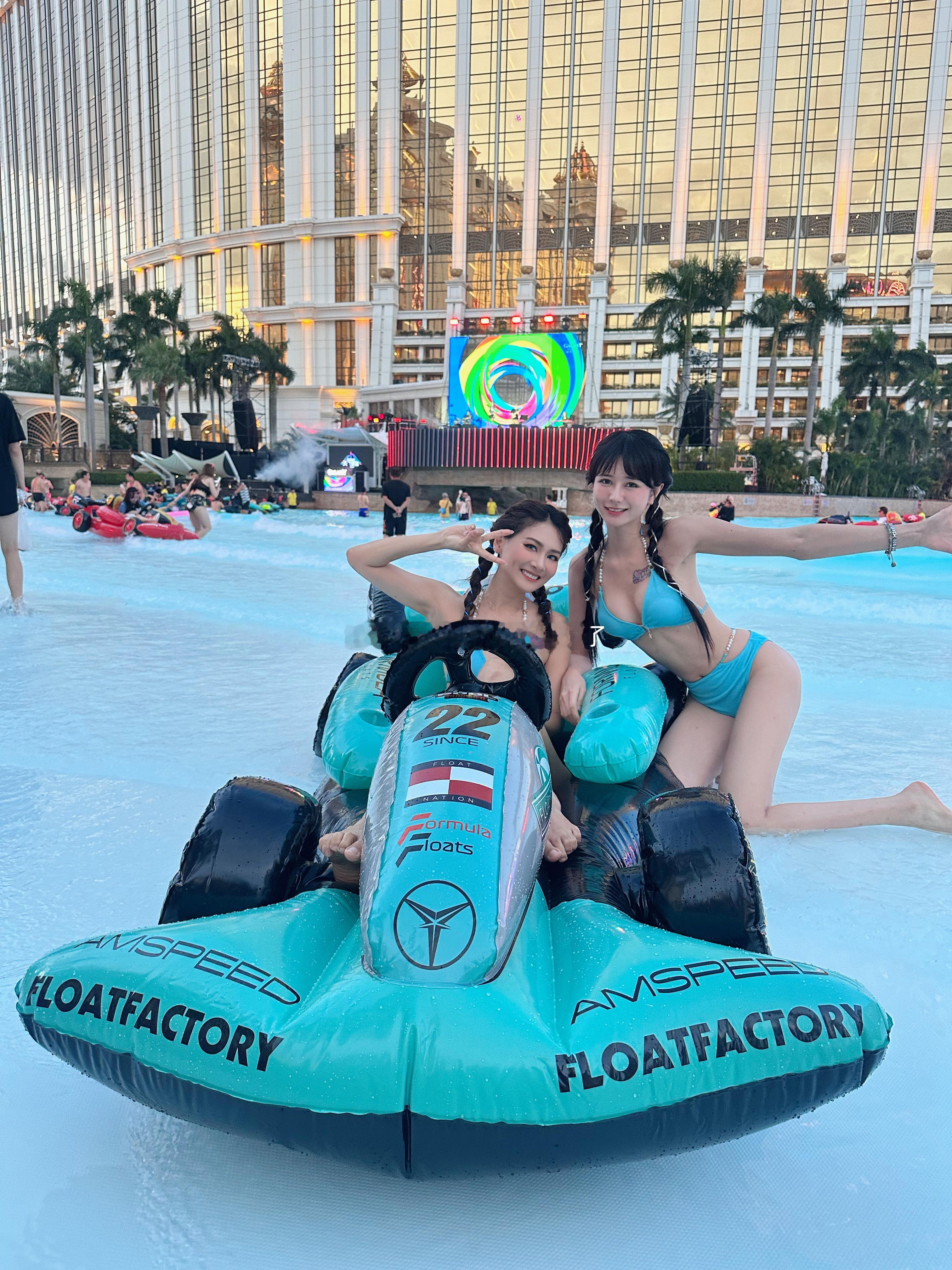 嘻嘻澳門銀河天浪淘園銀河天浪派對GalaxyWaveParty夏天玩得更出色群星