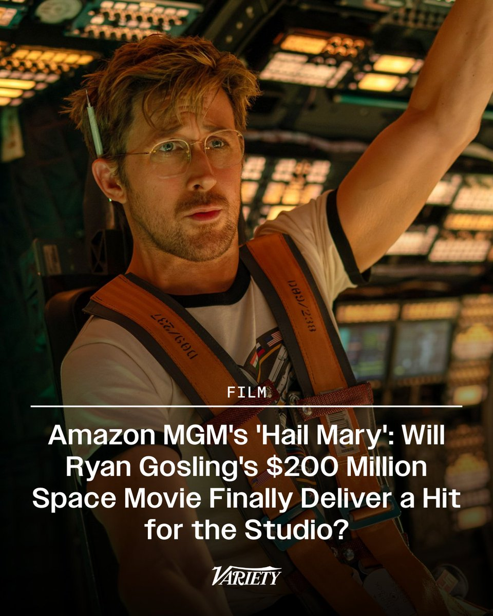 业内预估，科幻新片《挽救计划》在北美首周末的票房将达到6300万至6500万美元