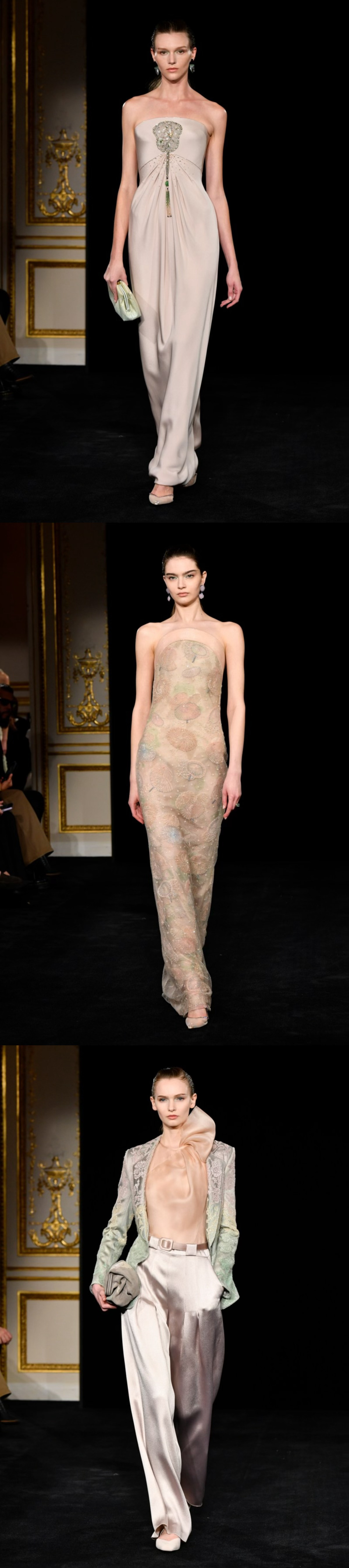 Armani Privé S/S 2026 💚🩵🤍巴黎高定时装周 在创始人