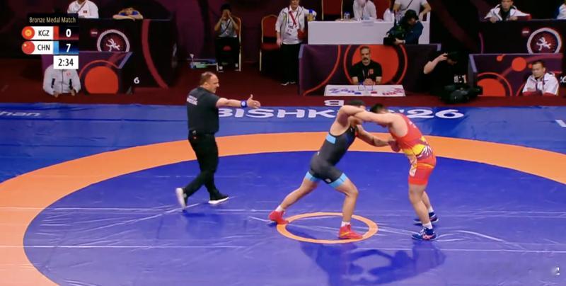 摔跤亚锦赛结束了男子古典式摔跤全部10个级别的比赛，中国古典式摔跤队共收获4枚铜