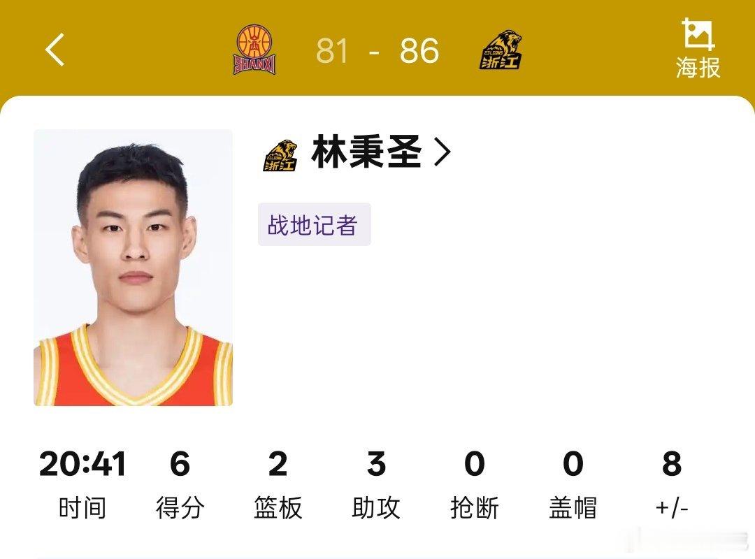 奈特今晚睡觉梦里都是林秉圣广厦男篮战胜山西男篮cba季后赛