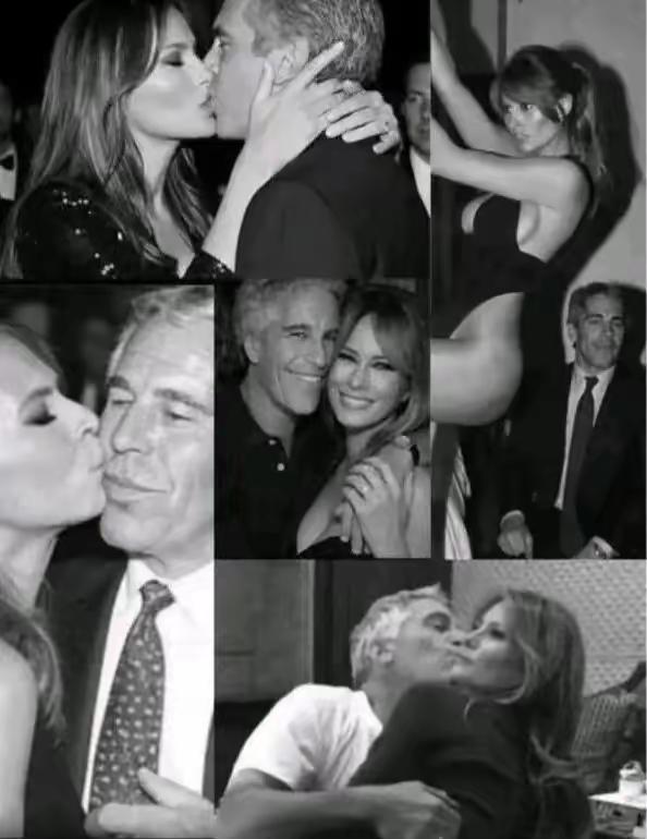 她还说她和爱波斯坦没有关系。原来，梅拉尼娅和爱泼斯坦有这么多亲密照。还在白宫发布