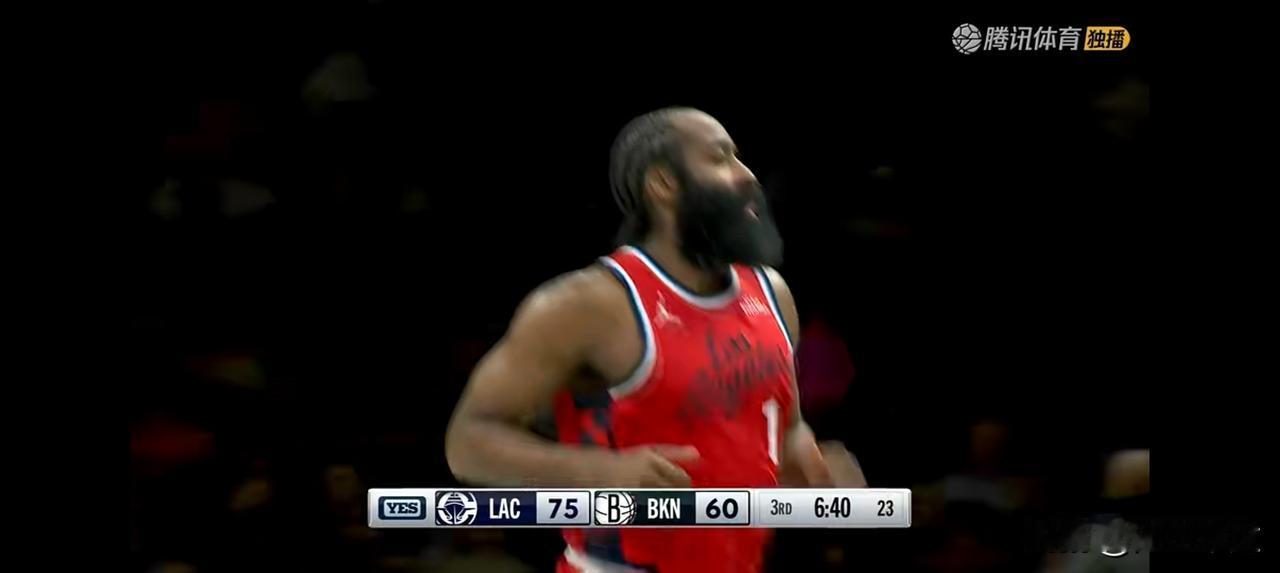 哈登3节狂砍31分！快船3节91比76领先篮网！莱昂纳德轻伤不下火线！3节得到1