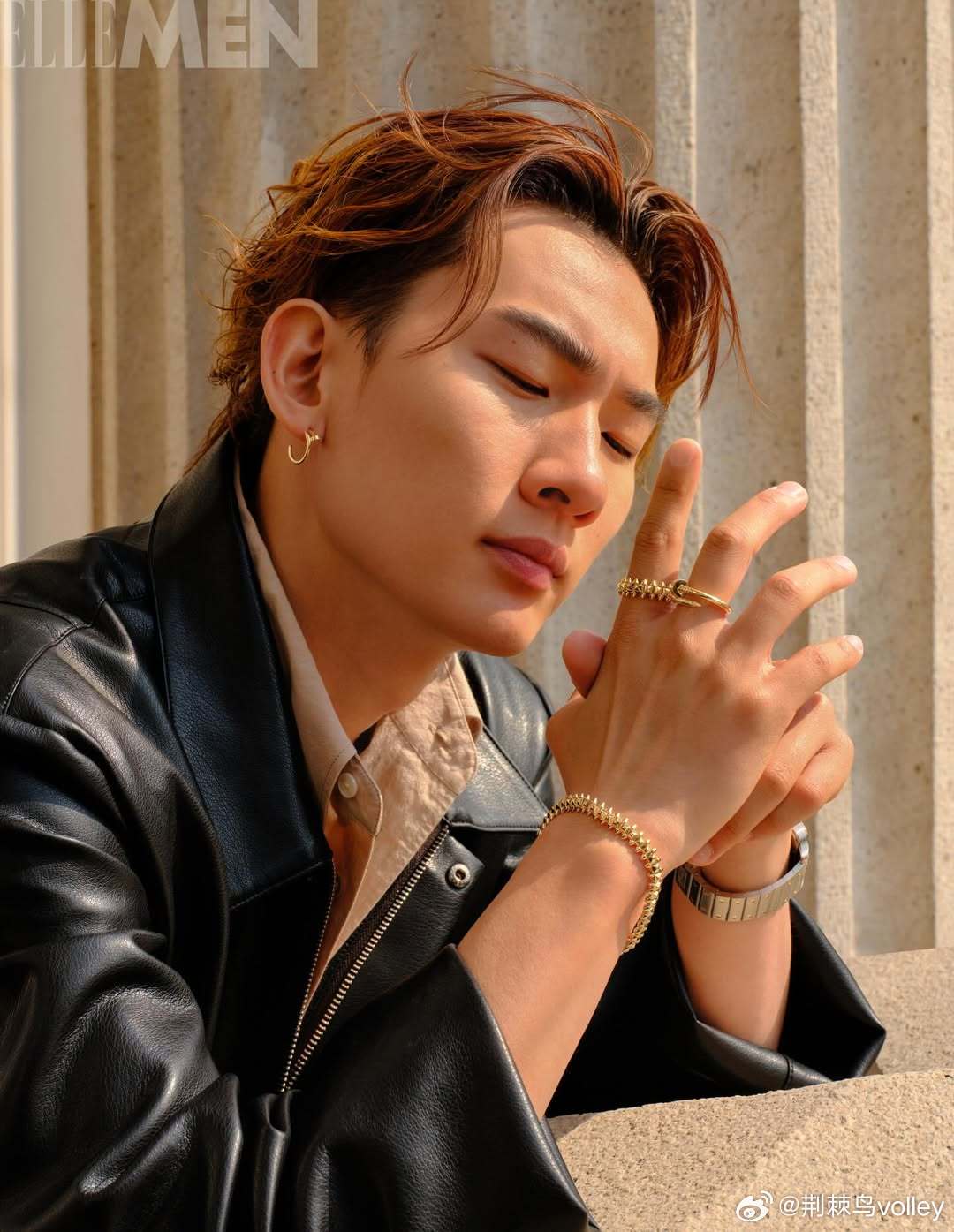 苏翊鸣&全球高端男性时尚生活方式月刊ellemen的合作苏翊鸣 ellemen（