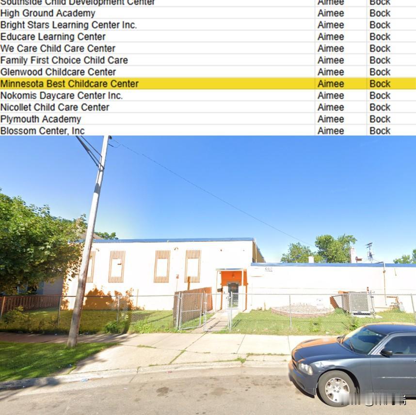 这是明尼苏达州最佳儿童保育中心，是明尼苏达州另一家与“喂养我们的未来”欺诈计划主