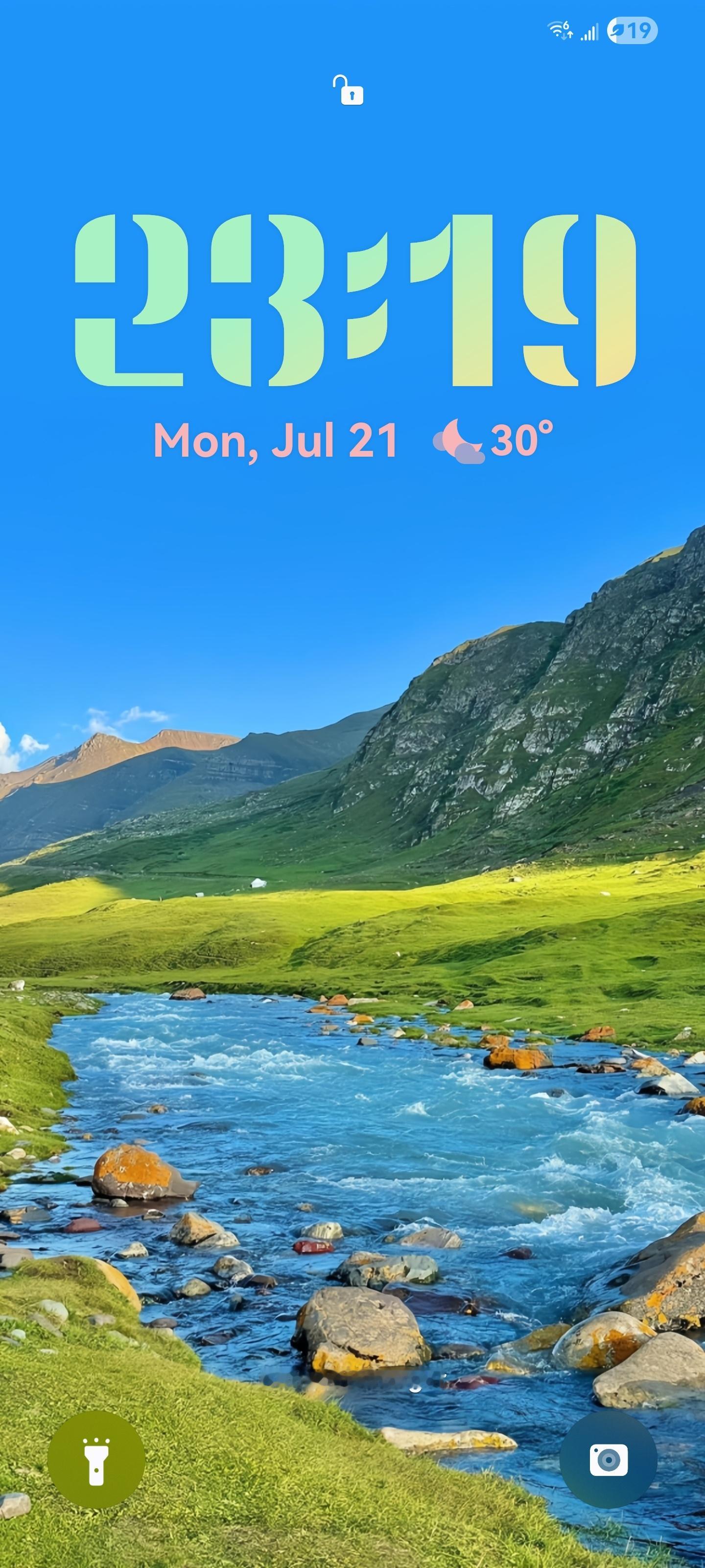 锁屏，主页，负一屏 UI 布局 One UI7.0 我好喜欢 ​​​