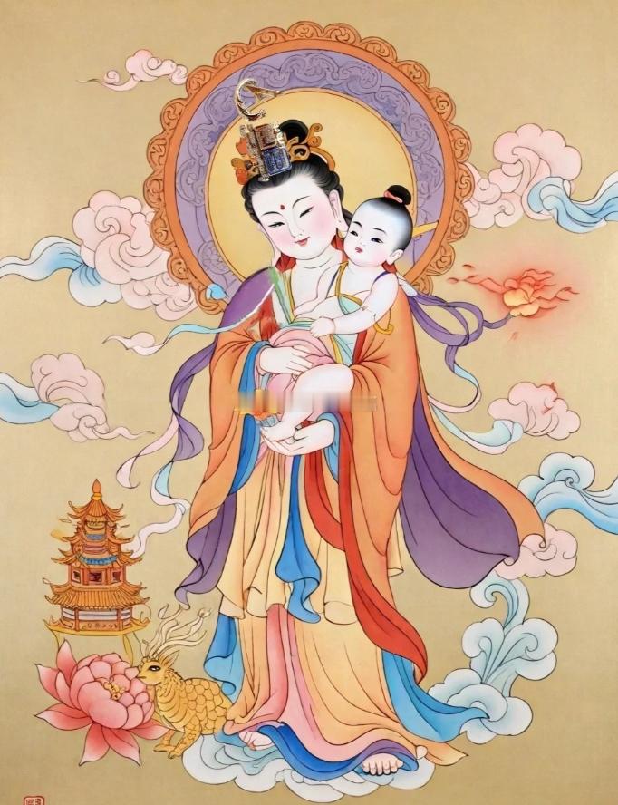 孩童、动物生灵主动亲近你，皆是心地纯善之相🙏这份天生暖意，便是福报自然流露。 