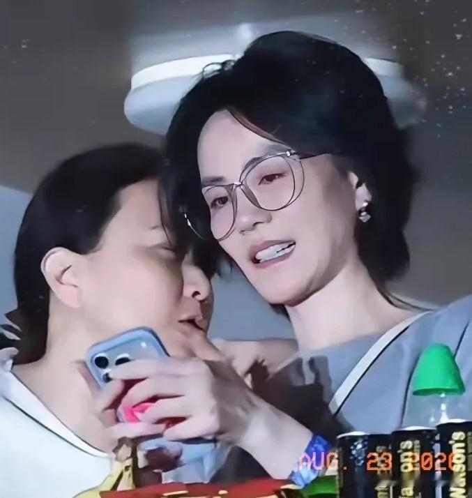 终于知道这次王菲参加那英演唱会她旁边的那个女子是谁了。这次那英的演唱会很多明星都