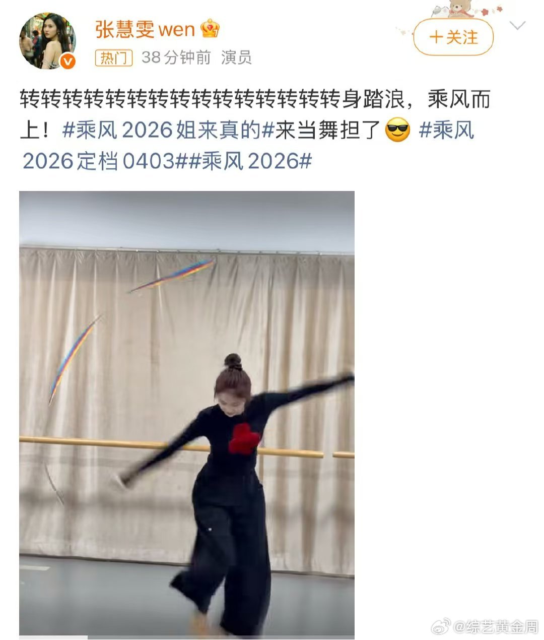 乘风2026嘉宾阵容乘风2026从荧幕到乐坛，从舞台到生活，33位姐姐齐聚，4月