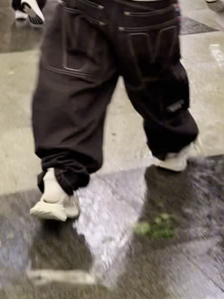 西海岸风（伪孩子到底有多少大肥裤子 裤子塞袜子里就不会掉地上了真聪明 