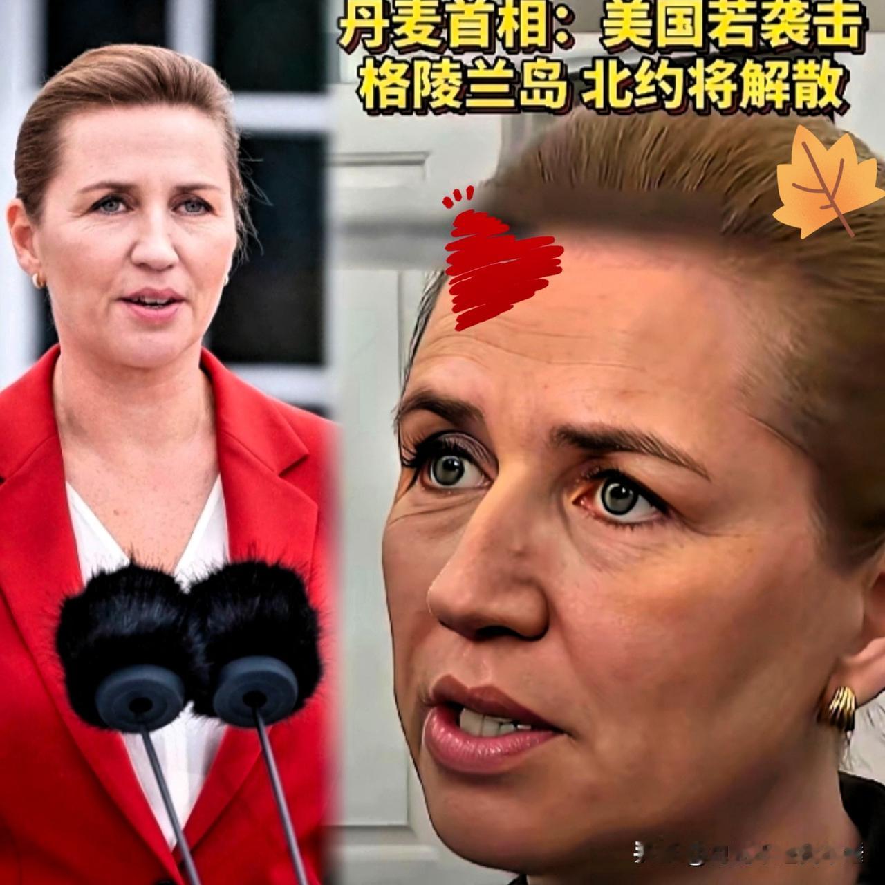丹麦首相近期放出狠话！

丹麦向来支持美国，但如果美方敢打格陵兰岛的主意、发动袭